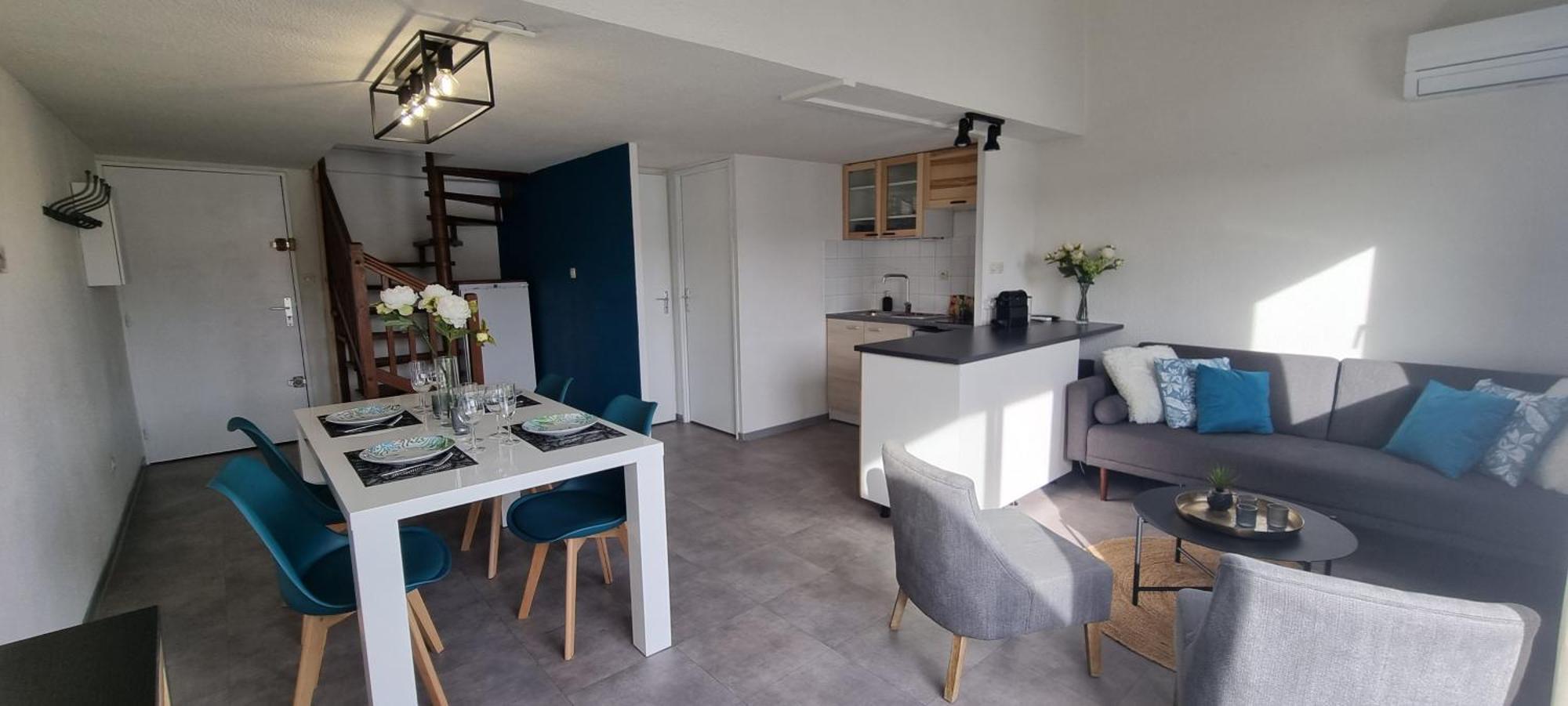 شقة L'Ophelia Duplex Dernier Etage Balcon Centre Climatisation سُت المظهر الخارجي الصورة